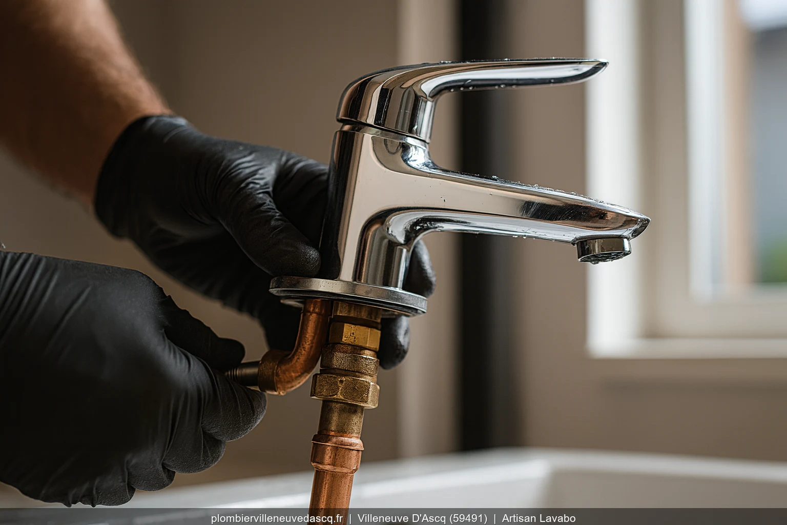 Artisan plombier professionnel a Villeneuve-d'Ascq (59491)