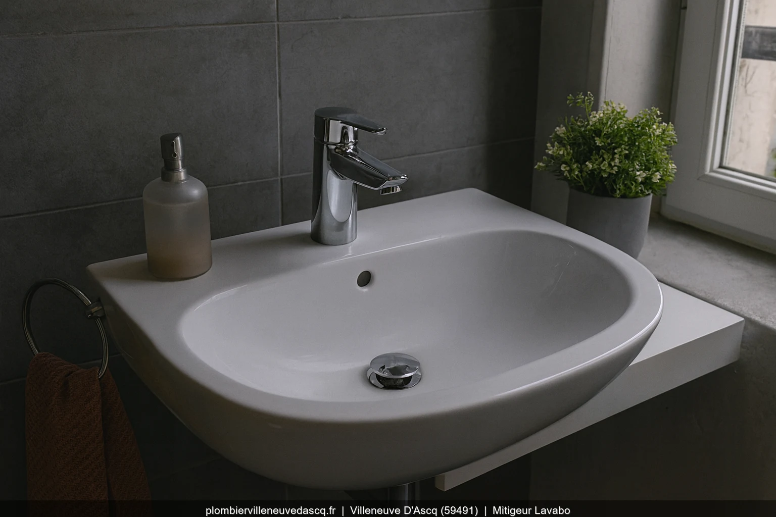 Remplacement mitigeur lavabo Hansgrohe Focus a Villeneuve-d'Ascq (59491)